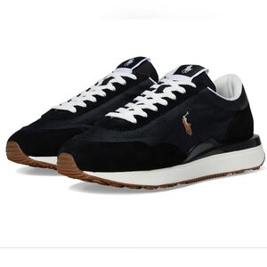 Polo Ralph Lauren Train 89 Suede-Paneled Sneakers US Mens Size 9 NIB